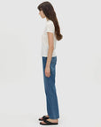 Camilla and Marc Calista Fitted Print Tee Soft White Red