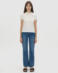Camilla and Marc Calista Fitted Print Tee Soft White Red