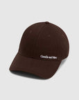 Camilla and Marc Thome Embroidered Cap Chocolate