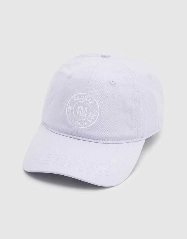 Camilla and Marc Westley Logo Cap Iced Lilac White