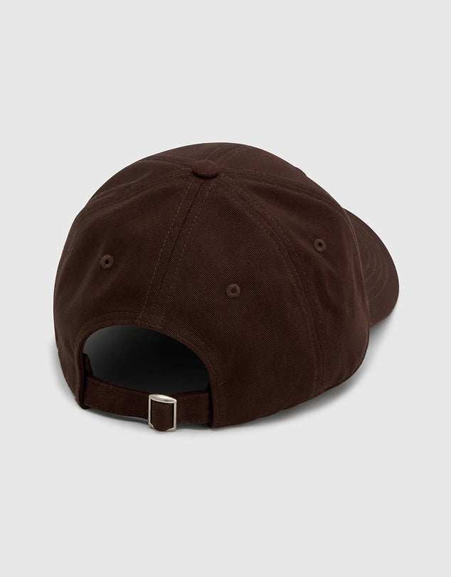 Camilla and Marc Thome Embroidered Cap Chocolate