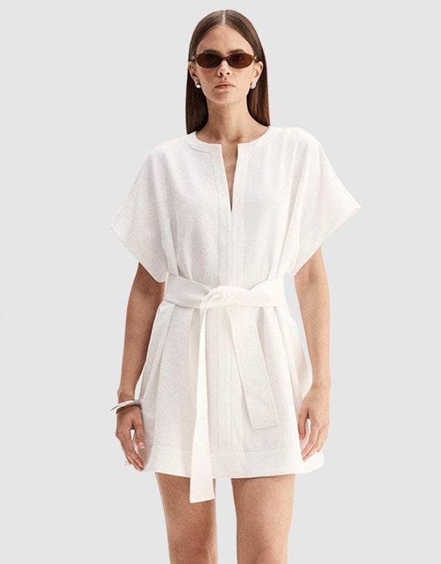 Elka Collective Kenji Mini Dress White