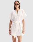 Elka Collective Kenji Mini Dress White