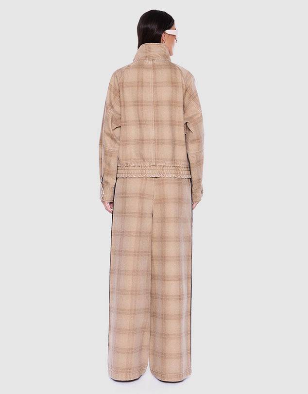 Ena Pelly Zuri Jacket Beige Check