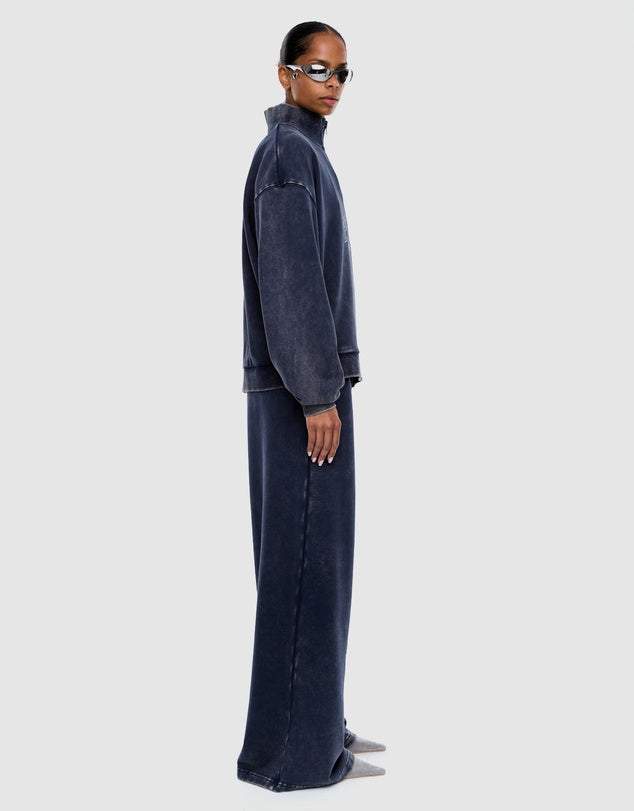 Ena Pelly Asher Qtr Zip Through Washed Ink