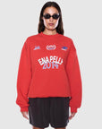 Ena Pelly Mila Oversized Sweater Vintage Red 2014
