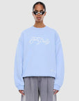 Ena Pelly Mila Oversized Sweater Soft Blue