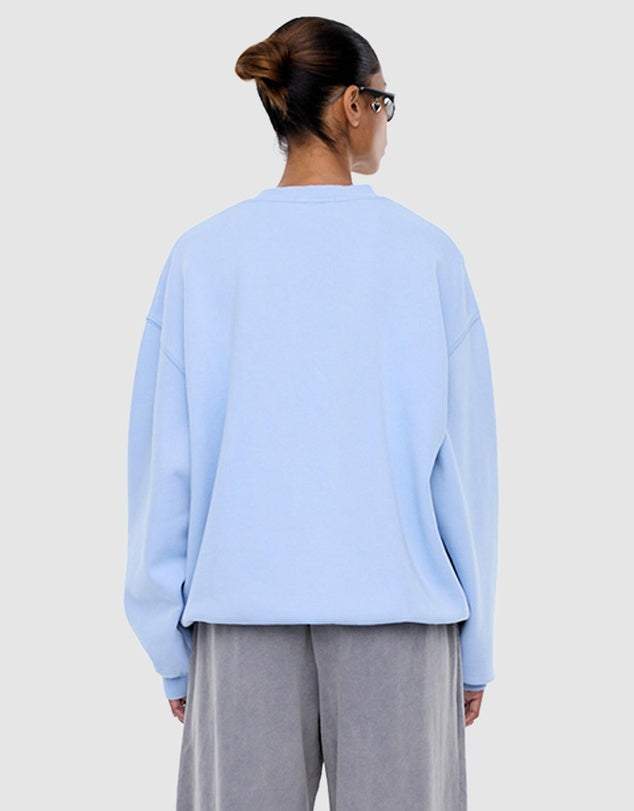 Ena Pelly Mila Oversized Sweater Soft Blue