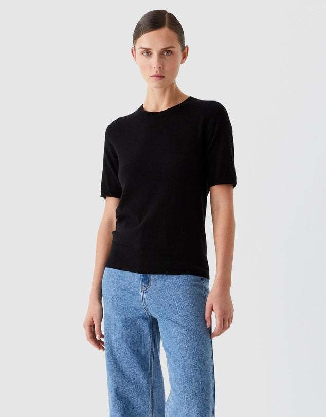 Morrison Jules Knit Tee Black