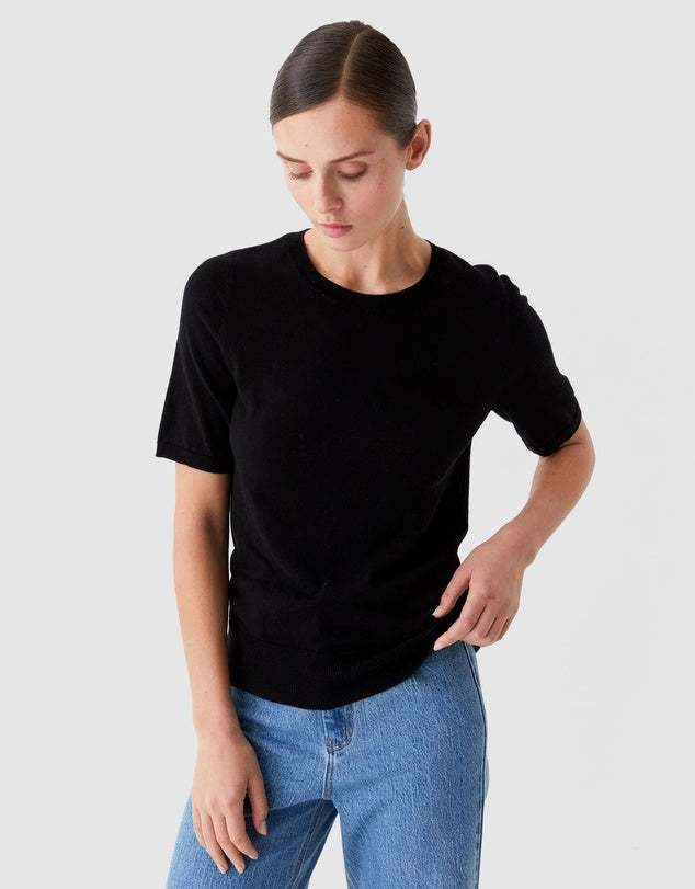 Morrison Jules Knit Tee Black