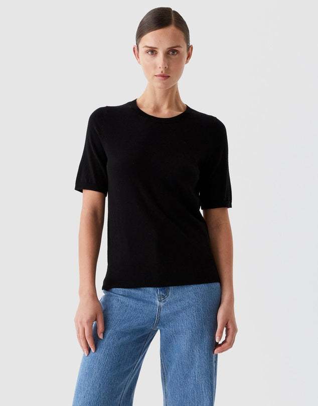 Morrison Jules Knit Tee Black