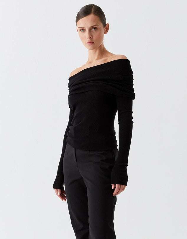 Morrison Jules Knit Pullover Black