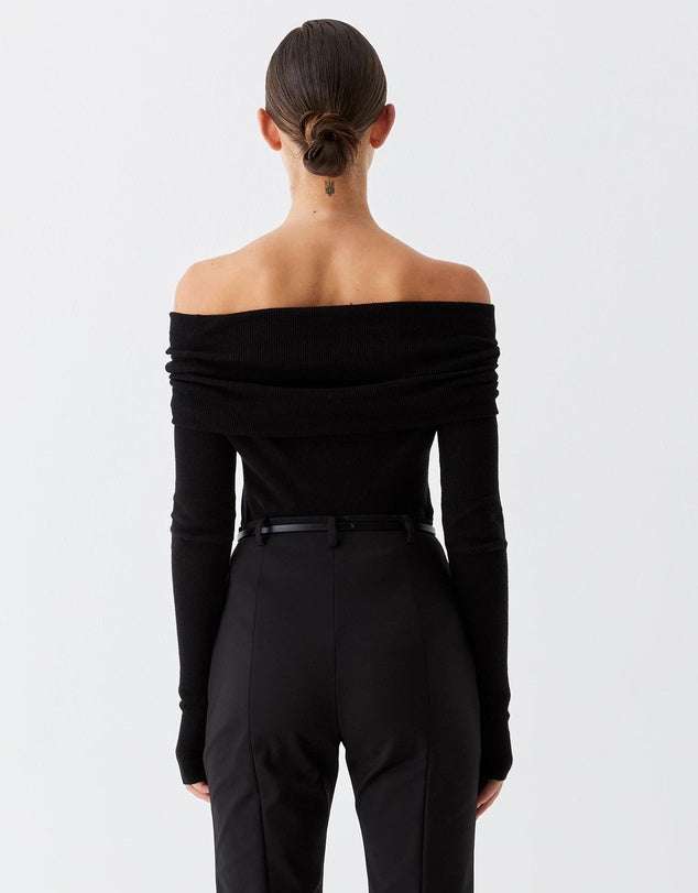 Morrison Jules Knit Pullover Black