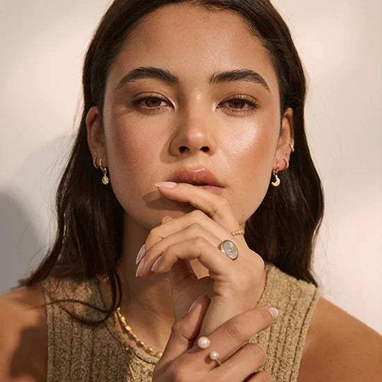 Murkani Night Sky Earrings Gold Plated