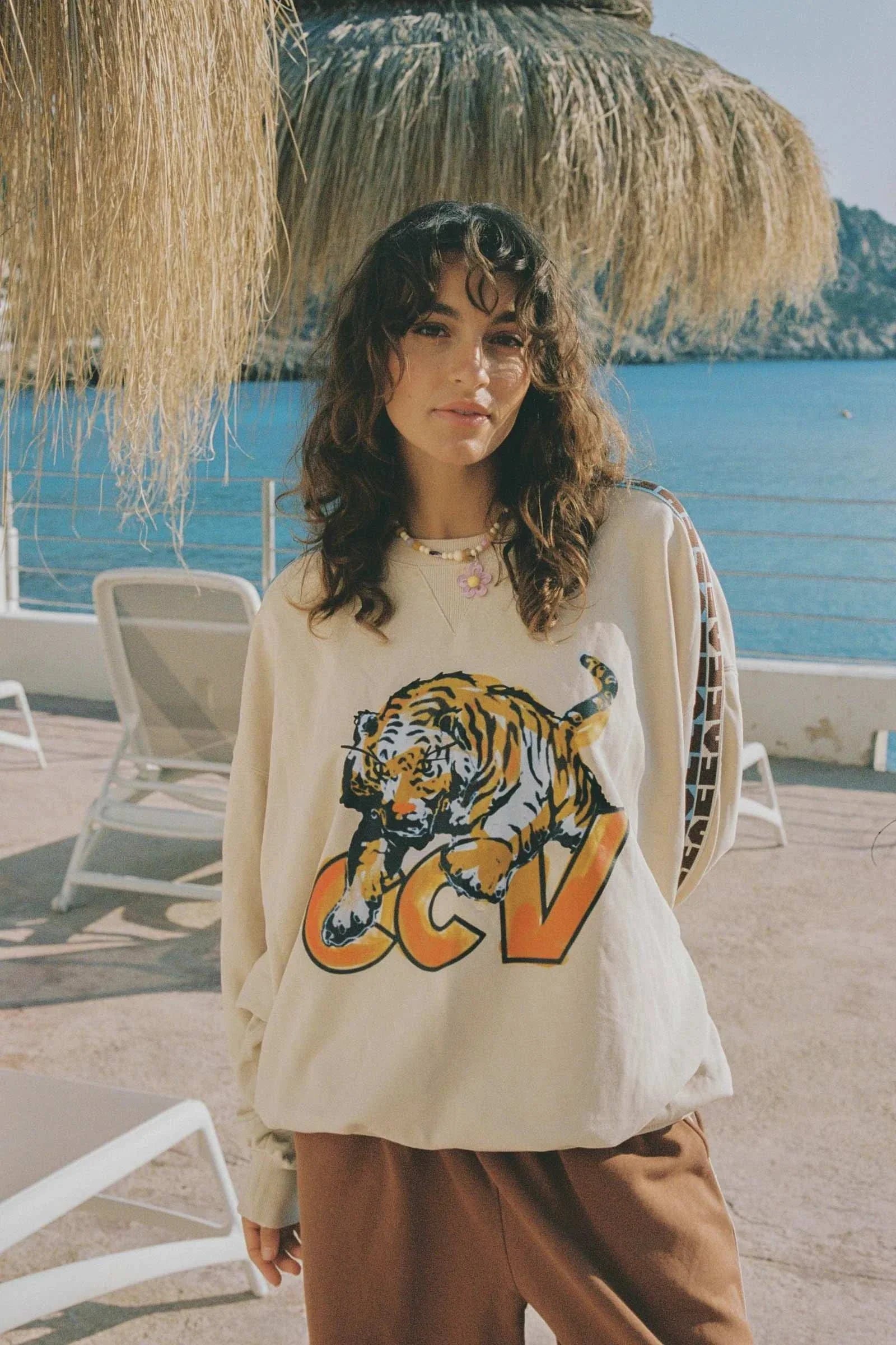 Ciao Ciao Vacation Vintage Sports Tiger Jumper
