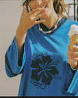 Ciao Ciao Vacation Blue Hibiscus Speedway Tee