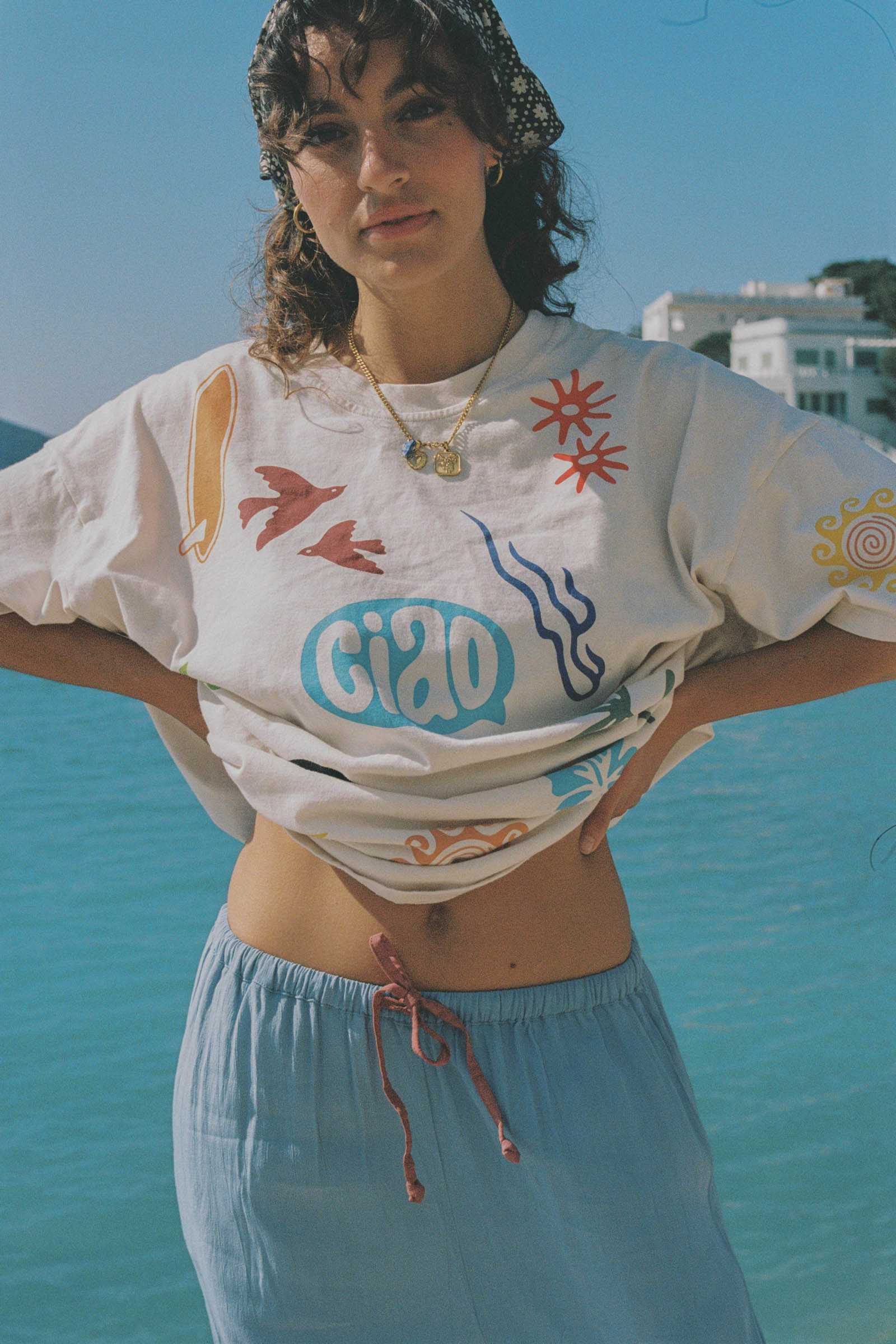 Ciao Ciao Vacation Sticker Core Tee