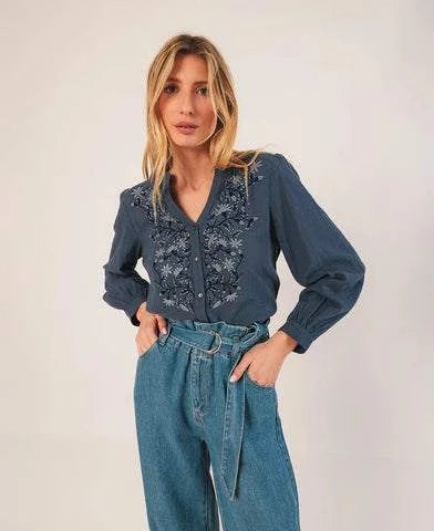 Indi and Cold Camisa Shirt 809 Indigo