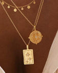 Murkani Rectangle Necklace Gold 18k