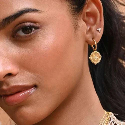 Murkani Small Hoop Earrings Gold