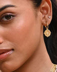 Murkani Small Hoop Earrings Gold