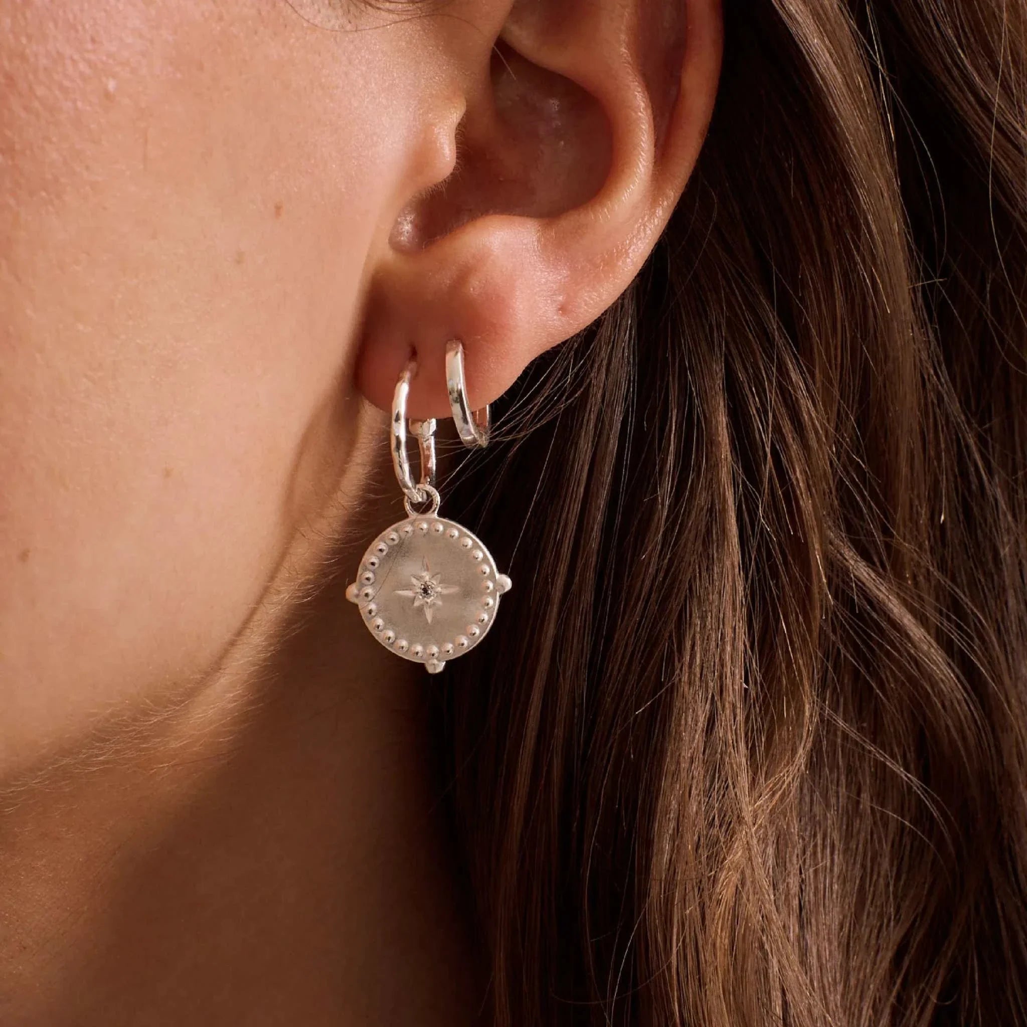 Murkani Small Hoops Sterling Silver