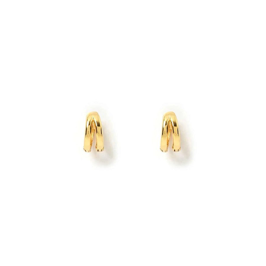 Arms of Eve Jean Huggie Earrings Gold
