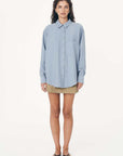 Rowie Jessica Cargo Mini Skirt Washed Khaki