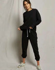 Perfectwhitetee Johnny French Terry Easy Sweatpant Black