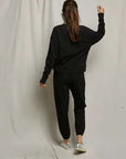 Perfectwhitetee Johnny French Terry Easy Sweatpant Black