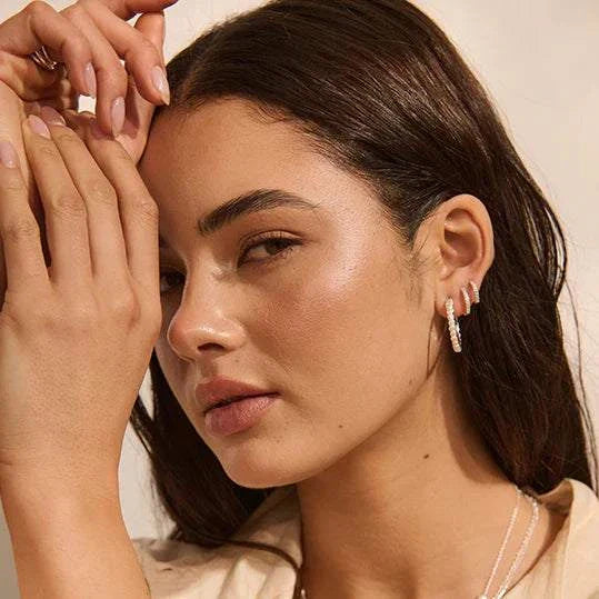 Murkani Soul Protector Earrings Medium Shell Sterling Silver