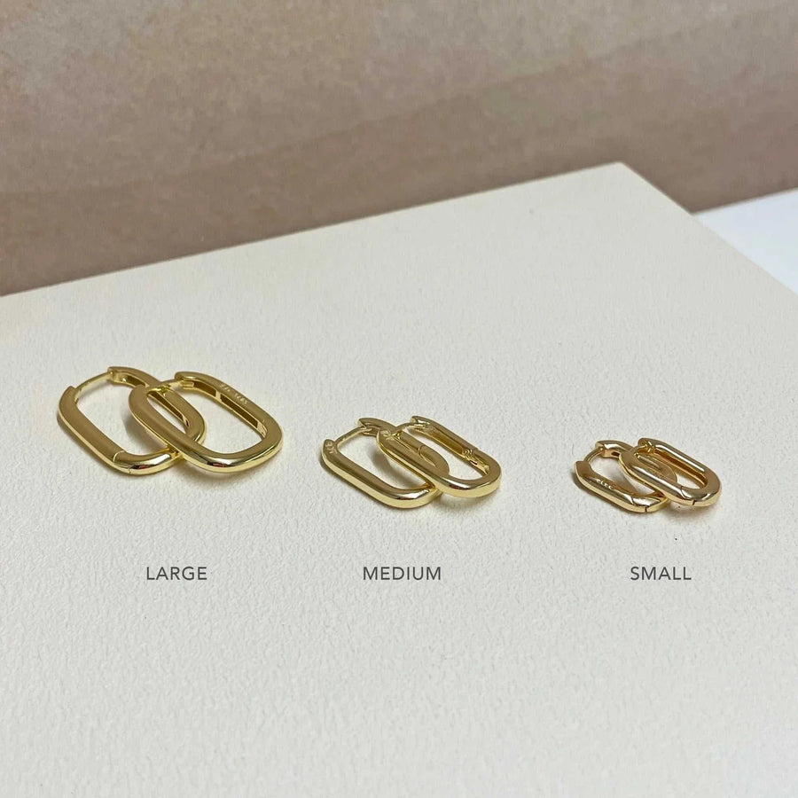 Arms of Eve Link-Up Gold Hoop Huggies Medium