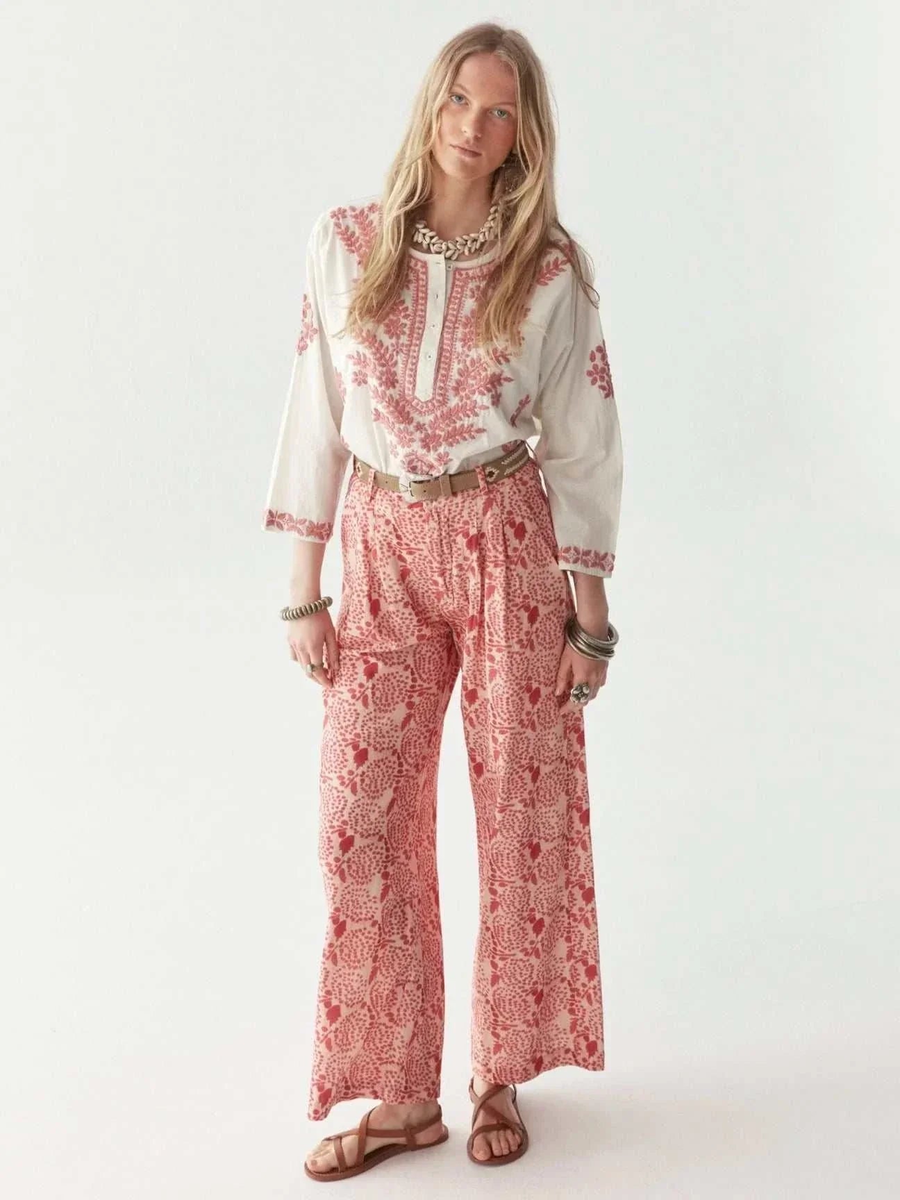 Maison Hotel Lolo Pant Pink Martini