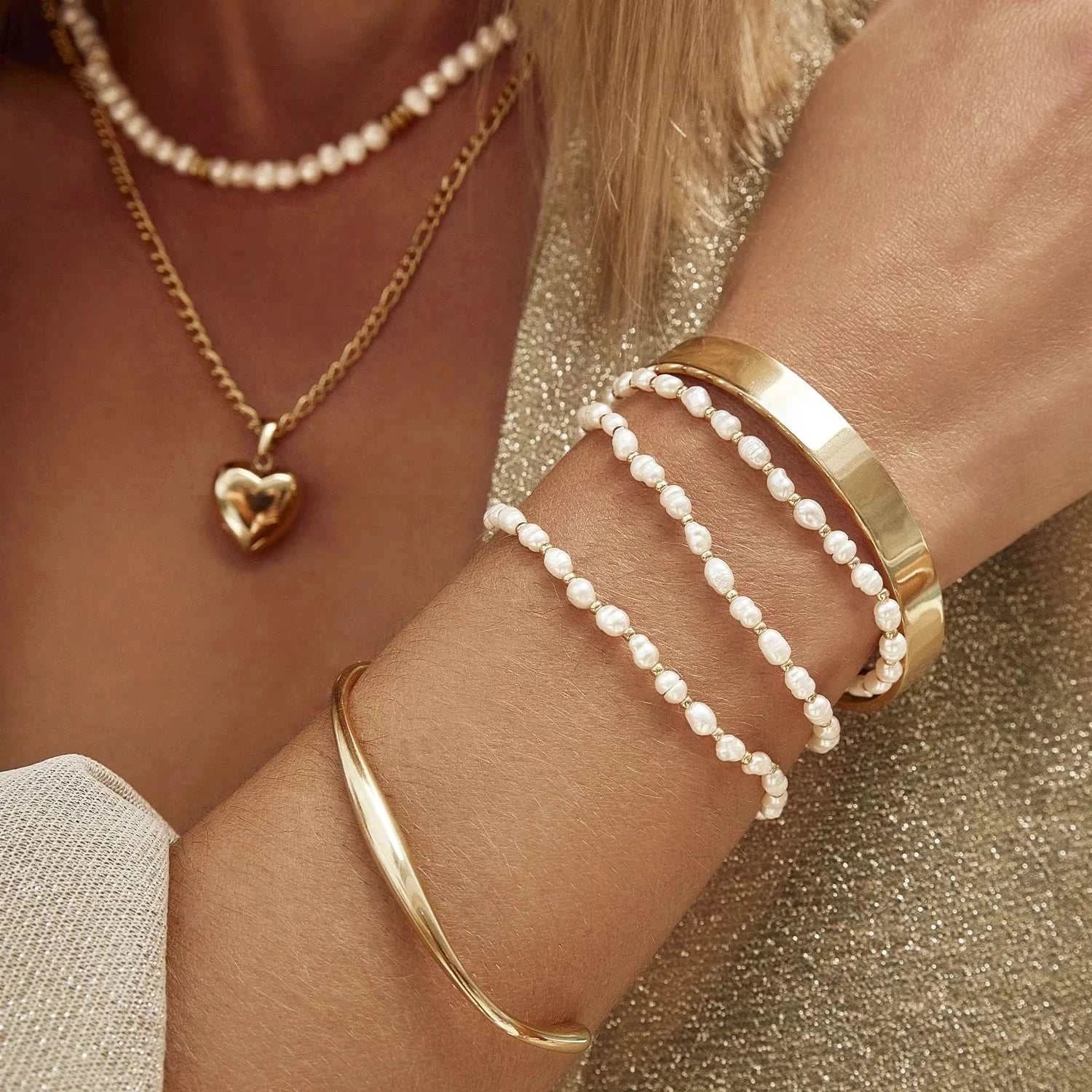 Arms of Eve Madison Cuff Bracelet Gold