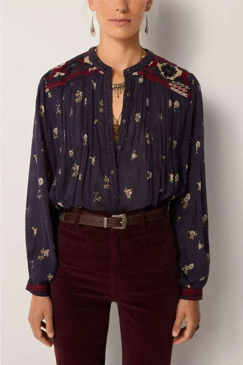 Maison Hotel Milla Blouse Marino