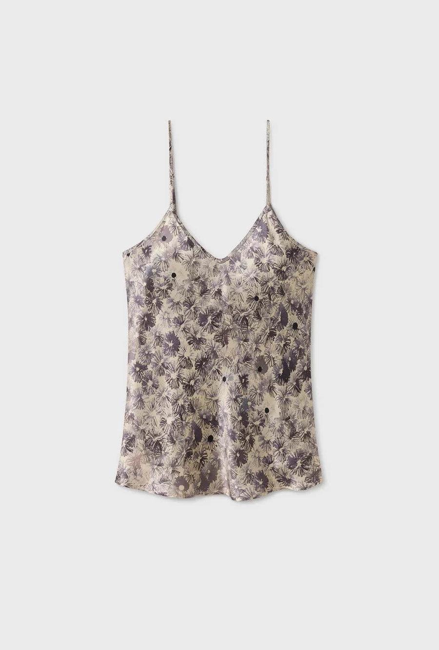 Silk Laundry Bias Cut Cami Aster Floral