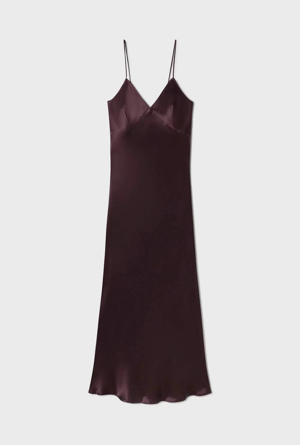 Silk Laundry Deco Rouleau Dress Cacao