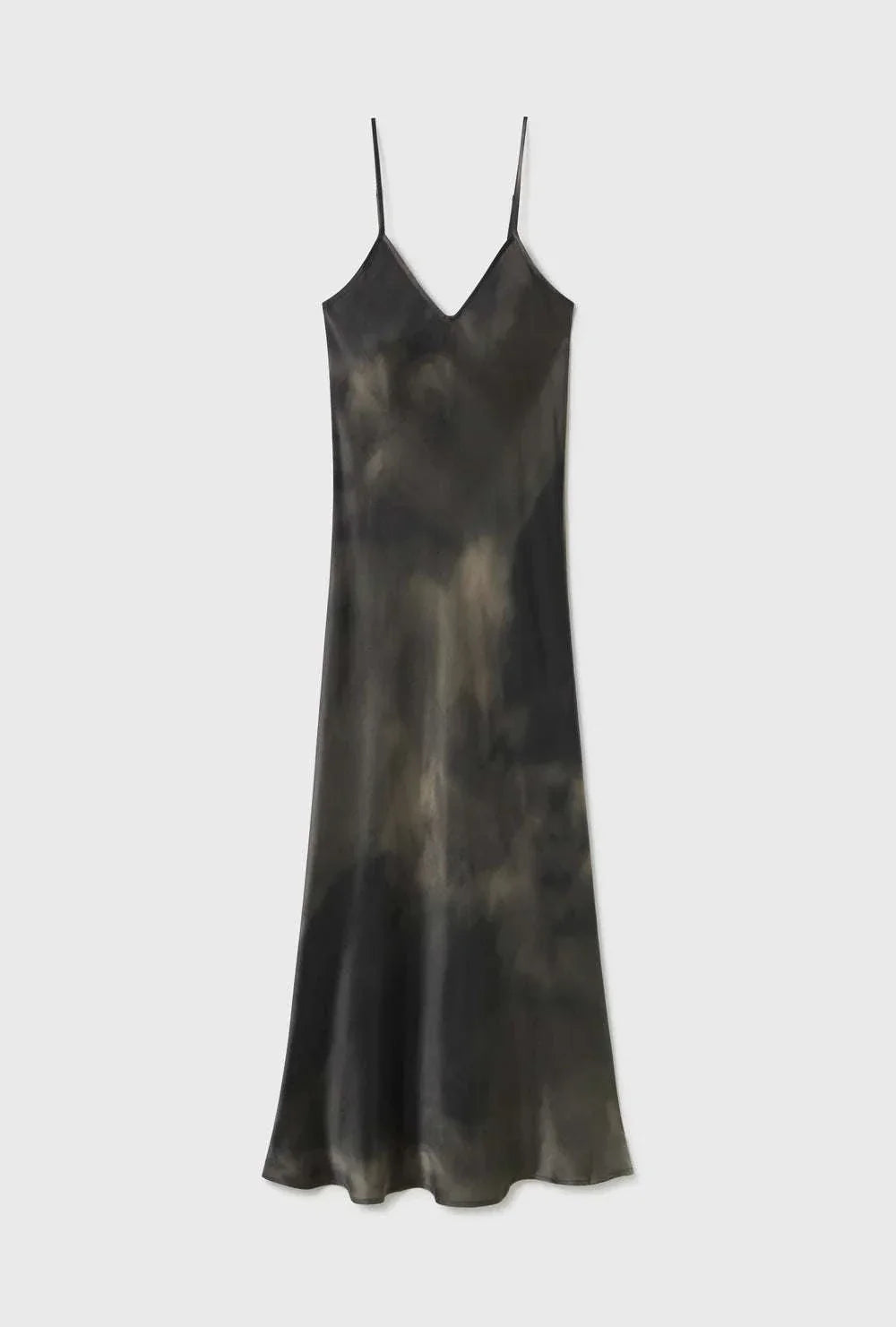 Silk Laundry 90s Slip Dress Smoke