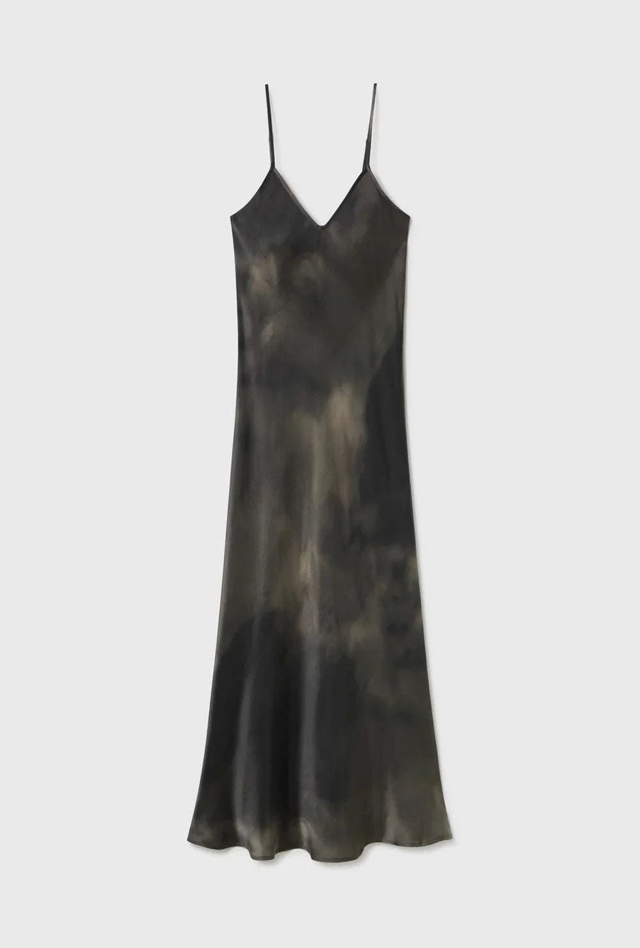 Silk Laundry 90s Slip Dress Smoke