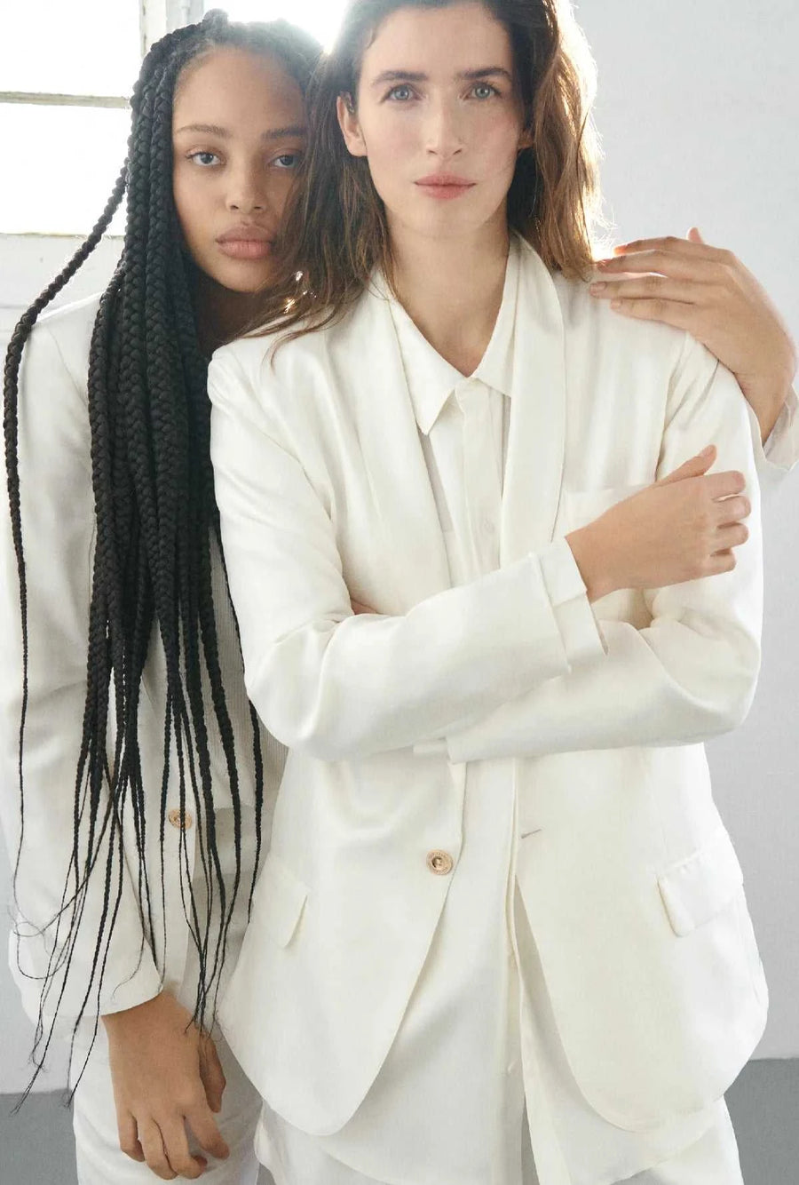 Silk Laundry Twill Miami Blazer White