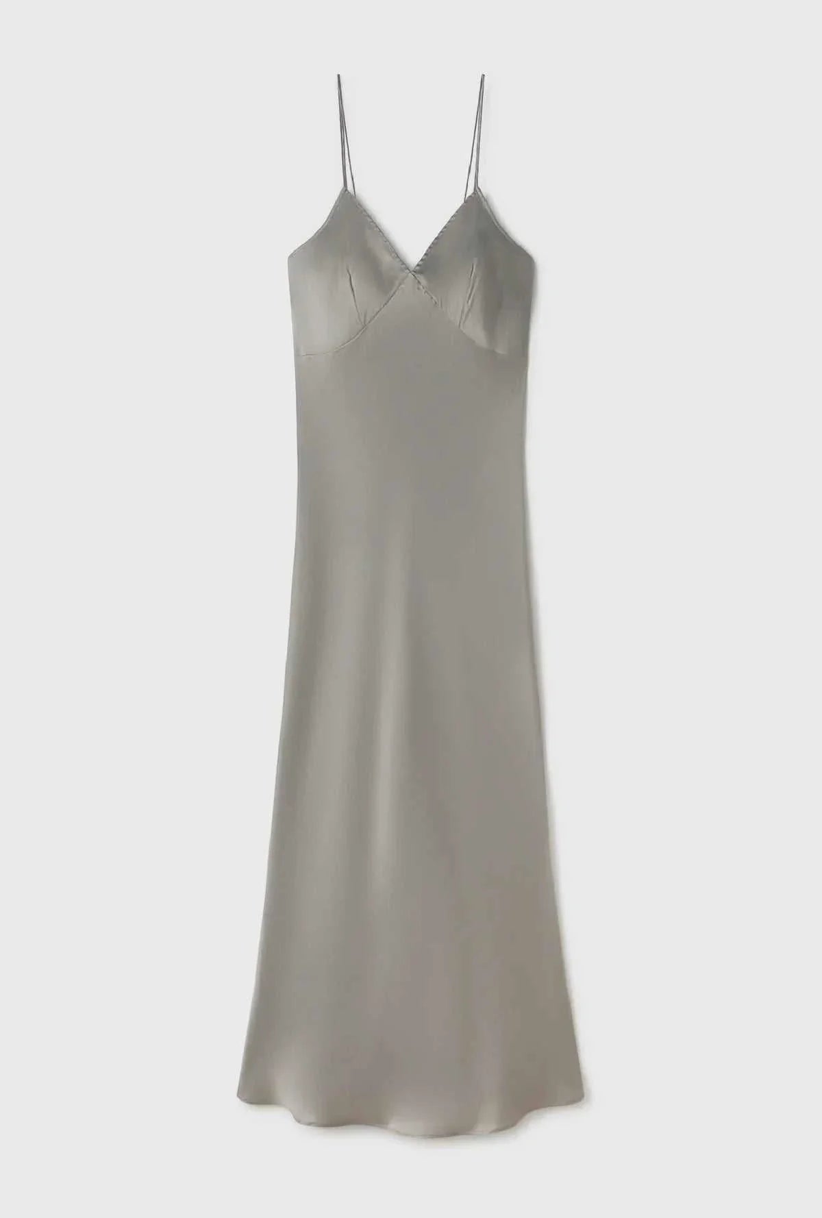 Silk Laundry Deco Rouleau Dress Moon