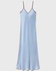 Silk Laundry 90s Slip Dress Cornflower