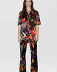 Silk Laundry Bias Cut Pants Dearly Beloved Black