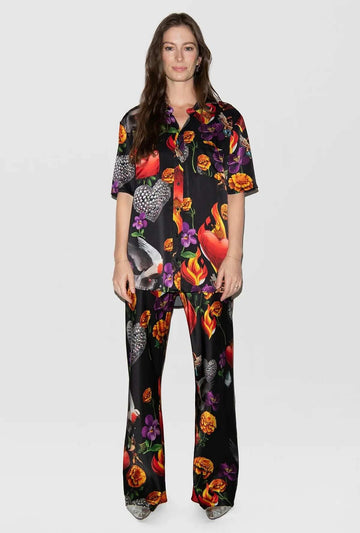 Silk Laundry Bias Cut Pants Dearly Beloved Black