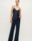 Silk Laundry Bias Cut Cami Polka Dot