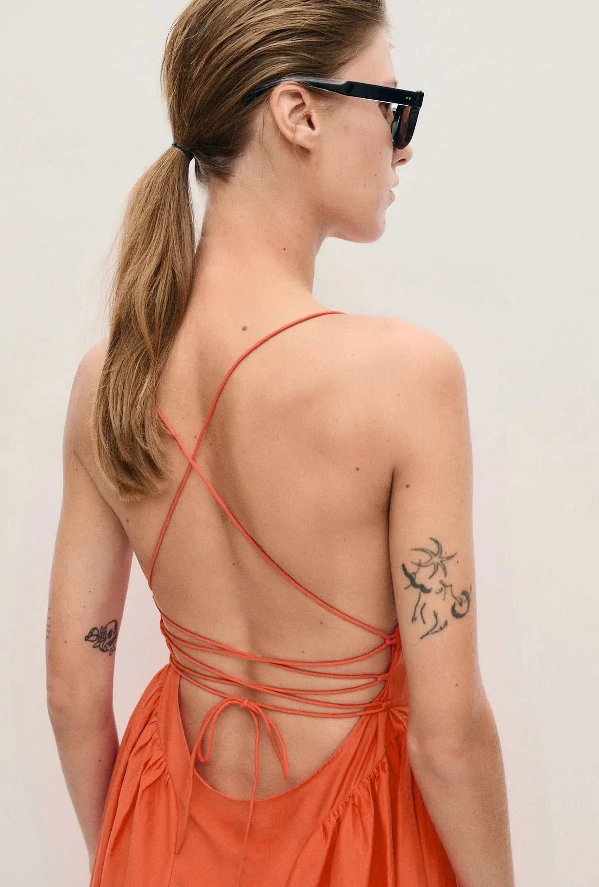 Silk Laundry Dive Dress Snapper 