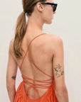 Silk Laundry Dive Dress Snapper 