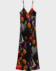 Silk Laundry 90s Slip Dress Dearly Beloved Black