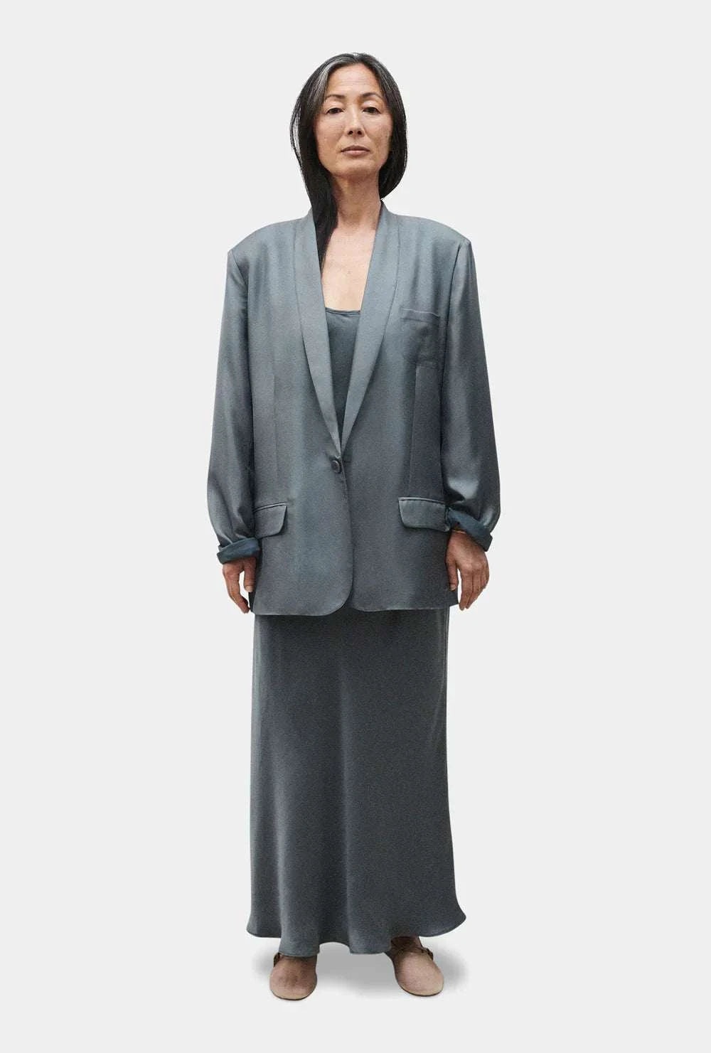 Silk Laundry 1996 Dress Slate