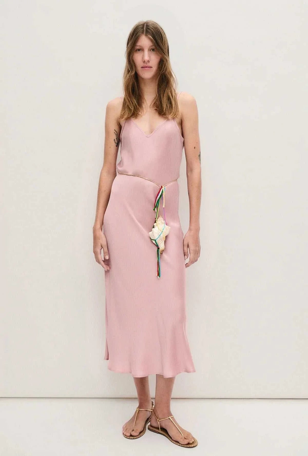 Silk Laundry 90s Slip Dress Sea Star